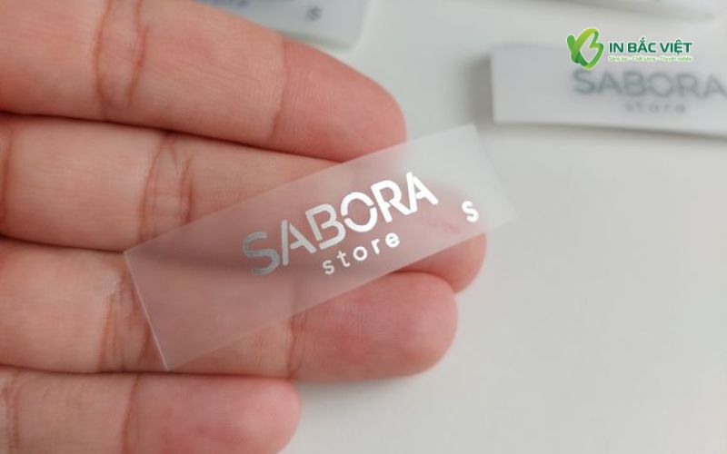 Nhãn silicon thời trang thiết kế cao cấp in logo thương hiệu