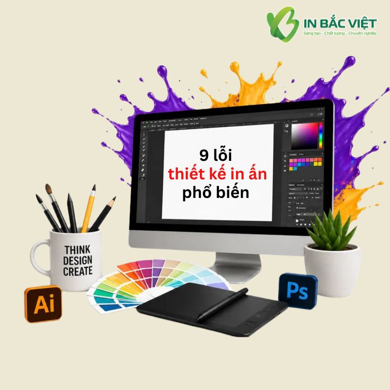 9 lỗi thiết kế in ấn phổ biến cần tránh