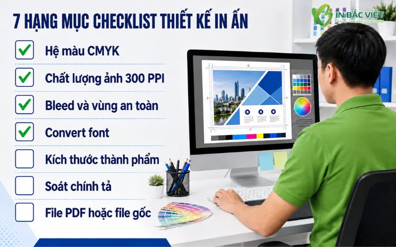 Checklist kiểm tra file thiết kế trước khi gửi in