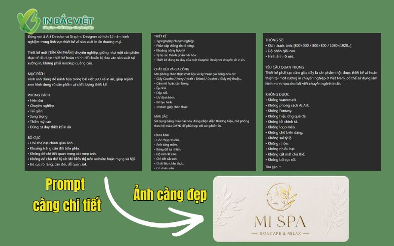 Prompt thiết kế AI càng chi tiết hình ảnh càng đẹp