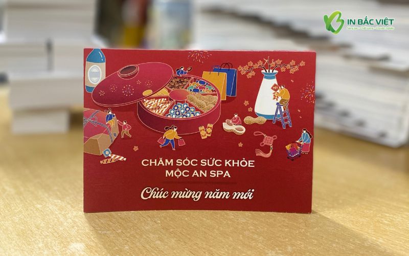 In thiệp Tết tặng khách hàng, đối tác dịp năm mới