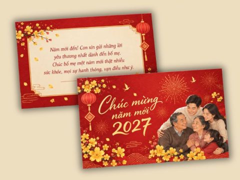 39+ MẪU THIỆP CHÚC TẾT GIA ĐÌNH Ý NGHĨA